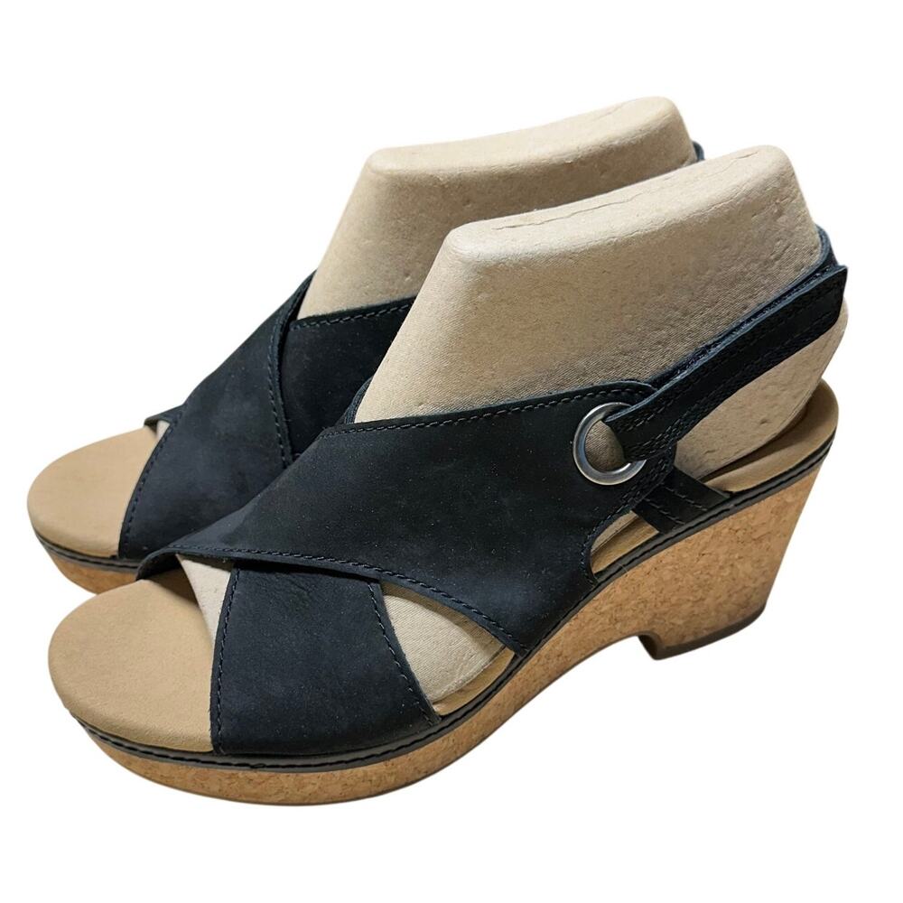 Clarks Giselle Loop Sandal Black Women's Size 11M New In Box Condition - Picture 4 of 9
